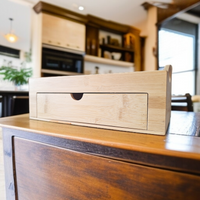 TACA PUDEŁKO BAMBUSOWE ORGANIZER POJEMNIK NA PRODUKTY KOSMETYKI 7 PR`EGRODY